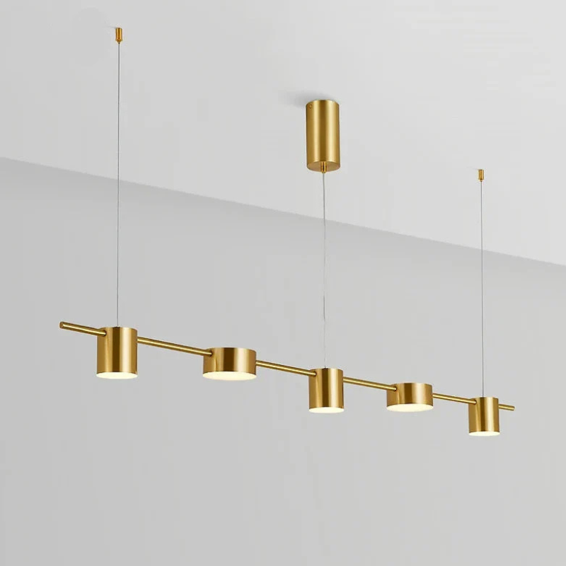 Aurora Lineaire Hanglamp met Minimalistische Koppen