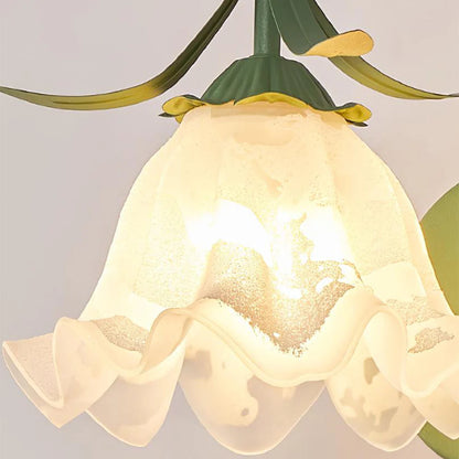 Creatief Bloemvormige Glazen Wandlamp