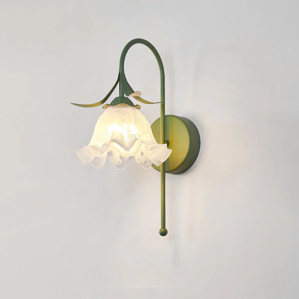 Creatief Bloemvormige Glazen Wandlamp