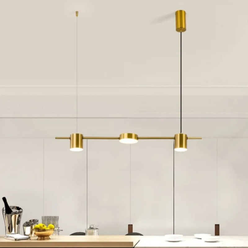 Aurora Lineaire Hanglamp met Minimalistische Koppen
