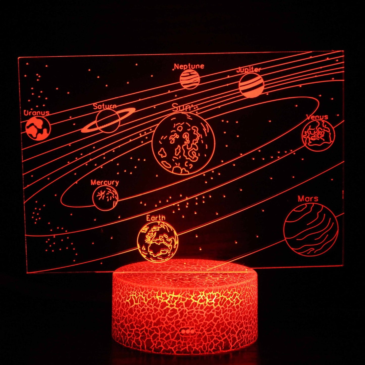 Moderne Cosmo Galaxy Illusie Tafellamp