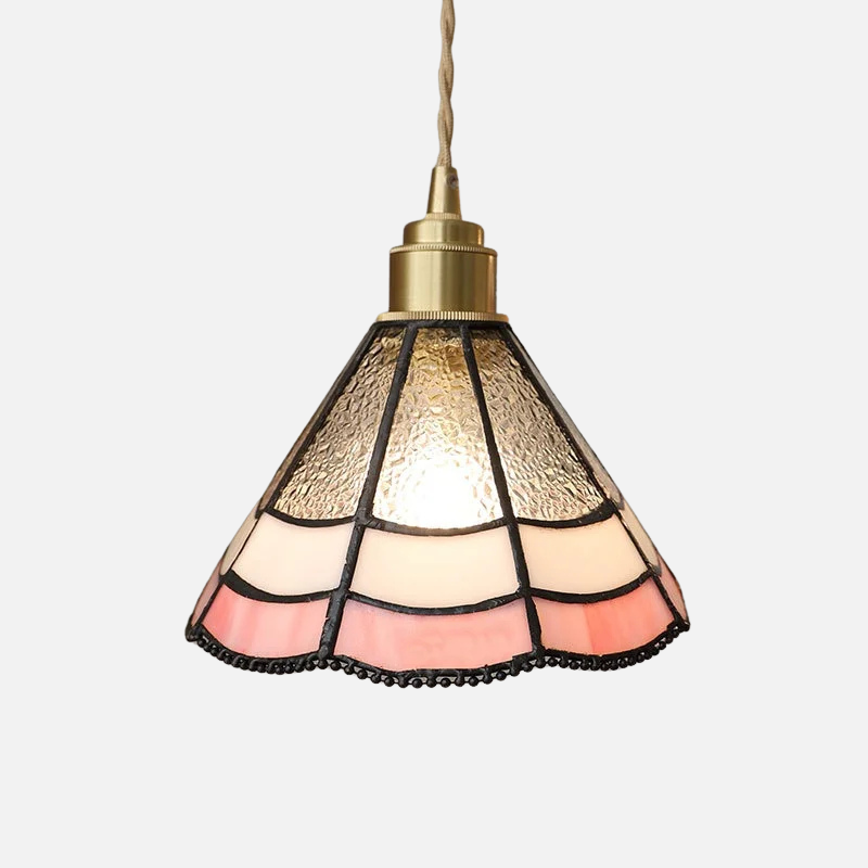 Verstelbare Glazen LED  Hanglamp in Retro Stijl