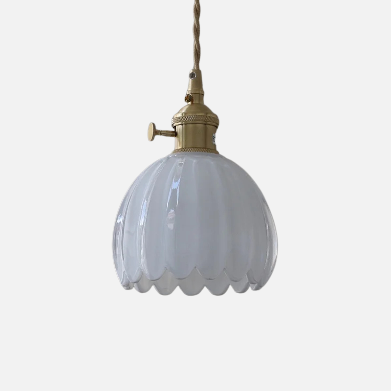 Klassiek Glazen Bloem Hanglamp