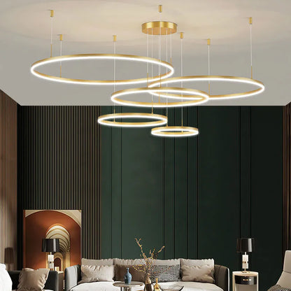 Arisha hanglamp -Modern metaal Tir-Cirkel