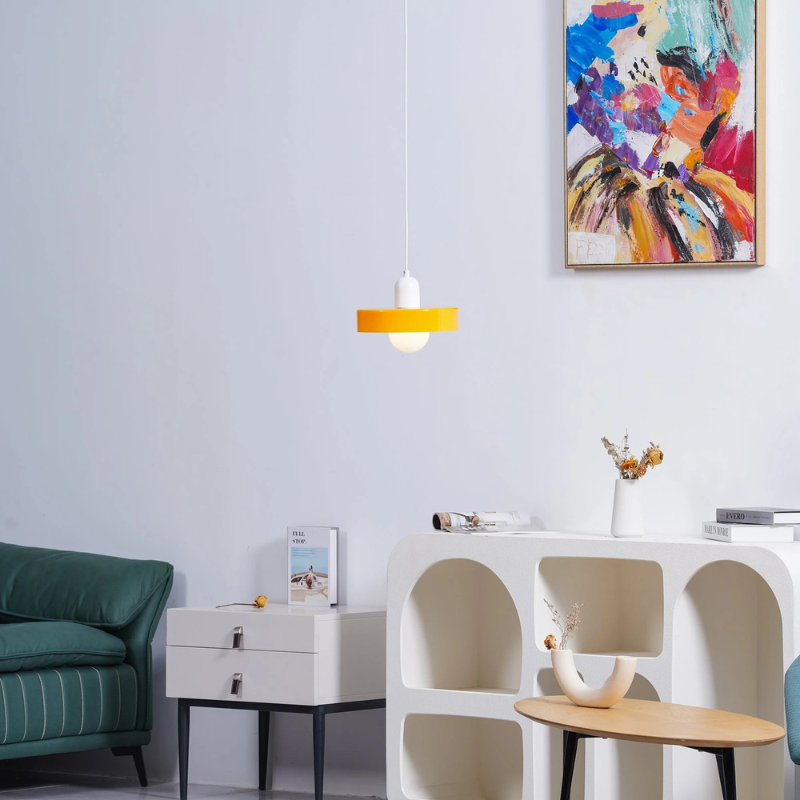 Bauglas Hanglamp – Retro Elegantie met Scandinavische Touch