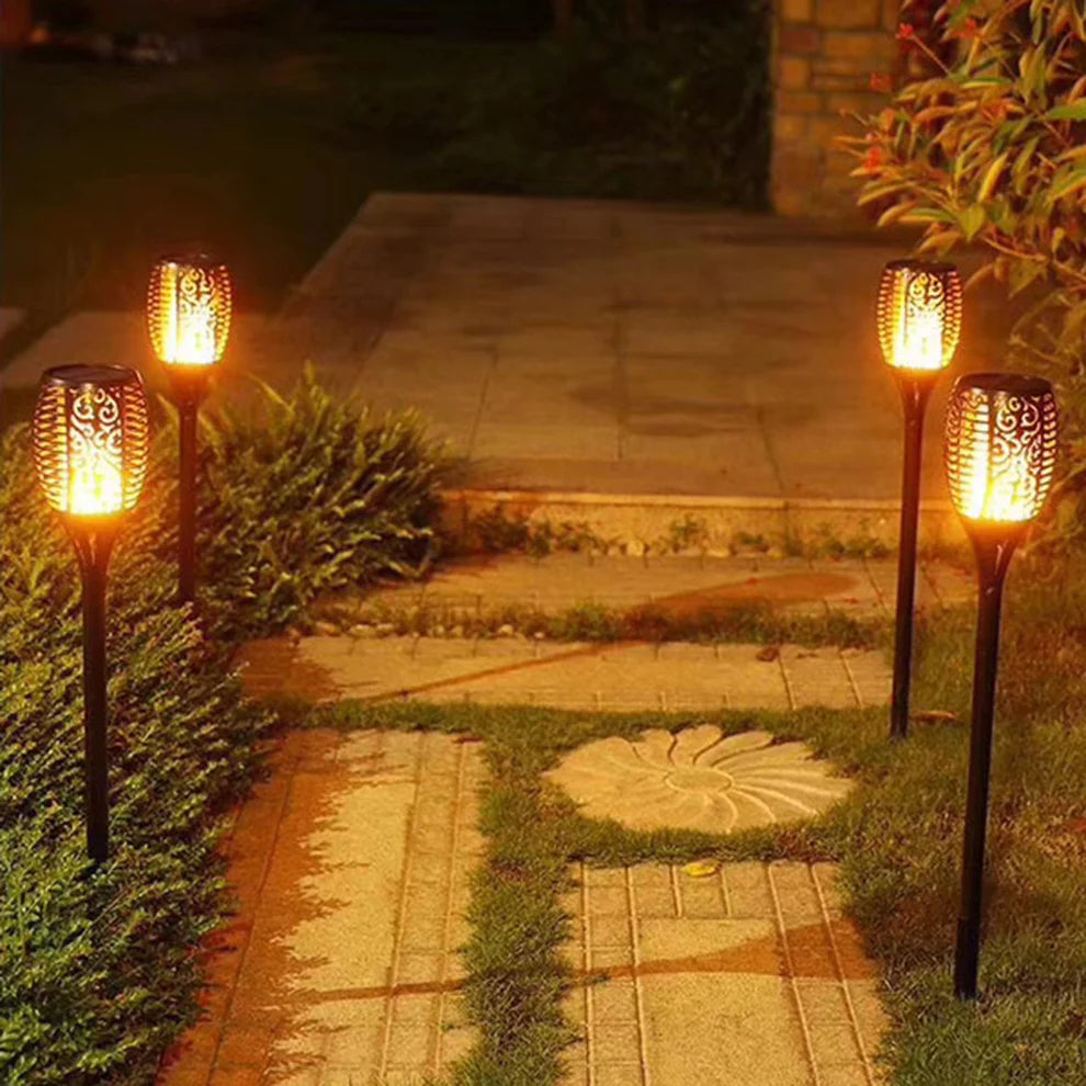 Magische Zonne-energie Luxe Tuinfakkel