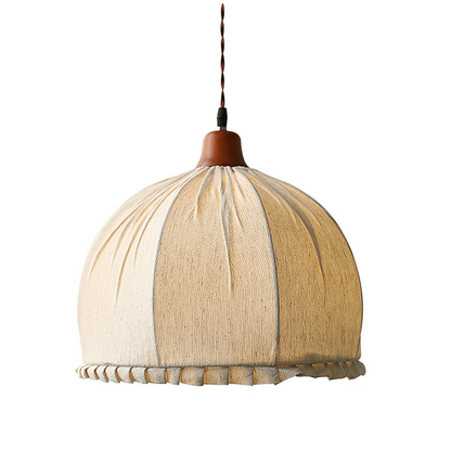 Vintage Boho Koepelvorm Hanglamp in Japanse Stijl