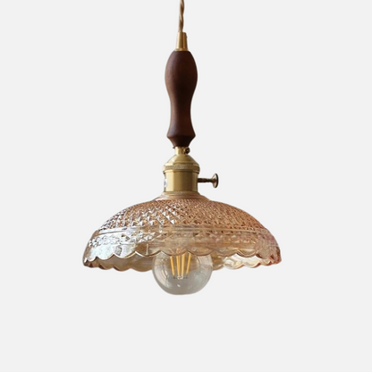 Klassiek Glazen Bloem Hanglamp