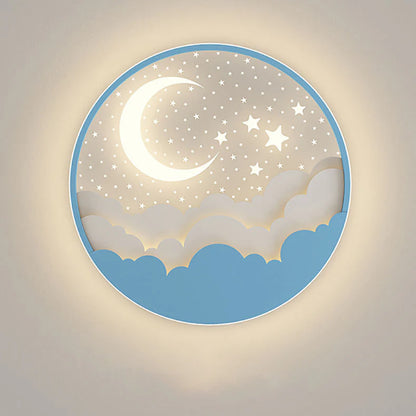 Creatieve Cartoonsterren Maan Acryl LED Plafondlamp