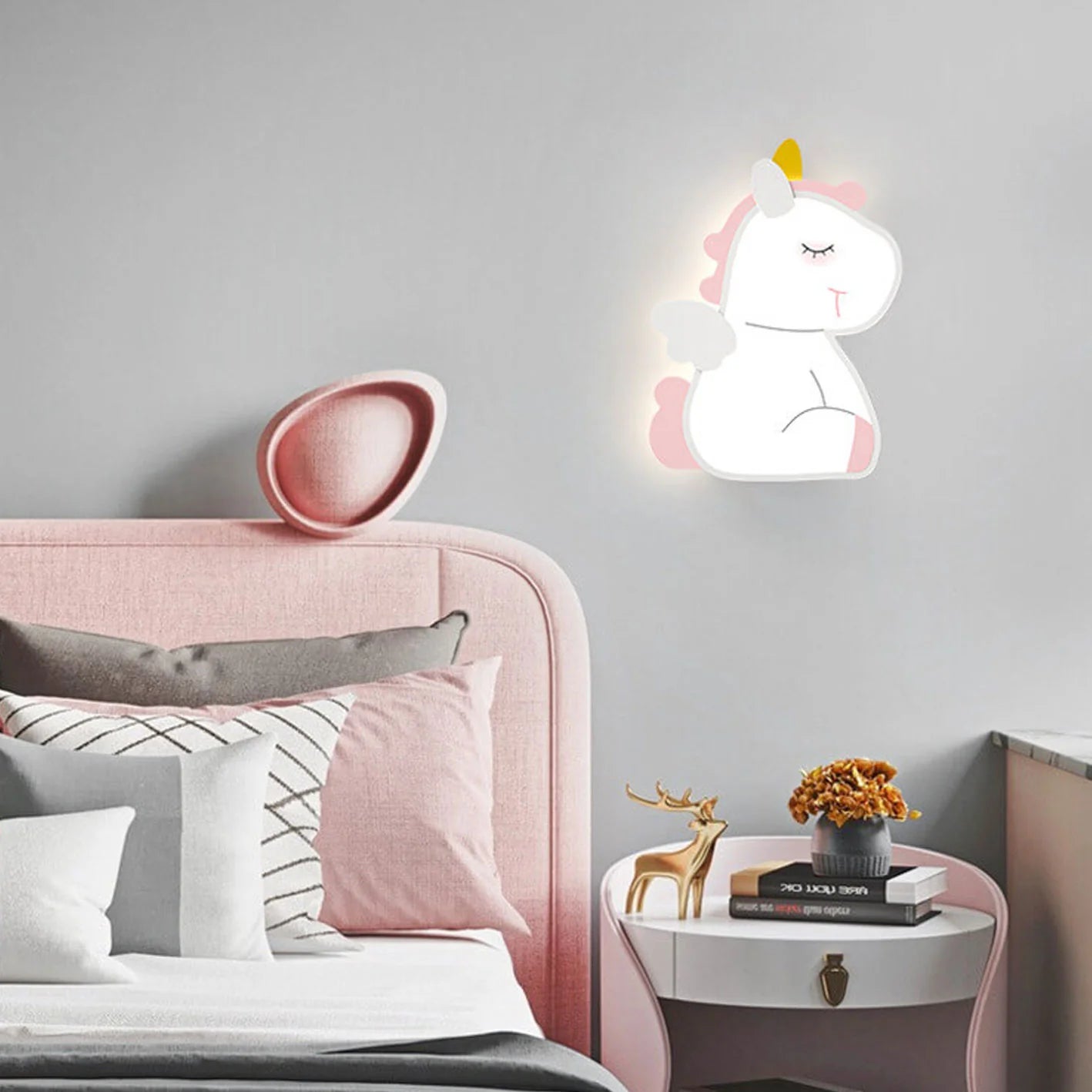 Creatieve Konijn & Eenhoorn Design LED Wandlamp