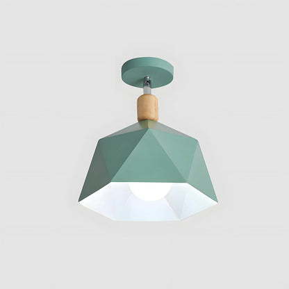 Elegante Eenvoudige Macaron Metalen Plafondlamp