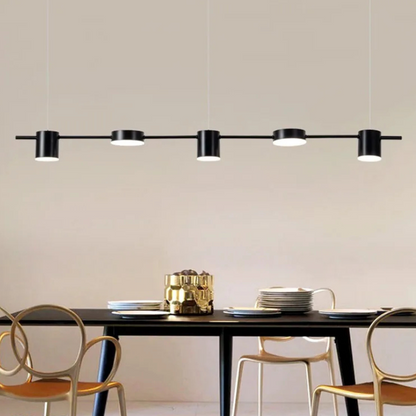 Aurora Lineaire Hanglamp met Minimalistische Koppen