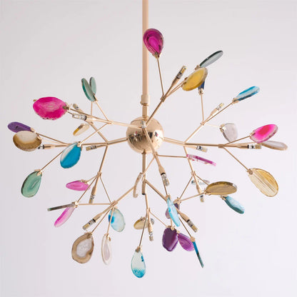 Aurora Bloom Luxe Retro Agaten Kroonluchter