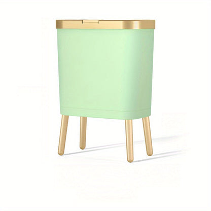 15L geurafsluitende prullenbak op poten | Modern design voor thuis