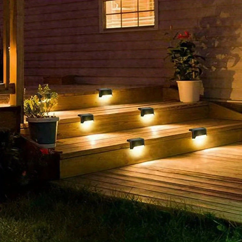 Solar DeckLicht – 16-delige LED Set voor Tuin & Trapverlichting