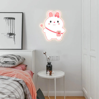 Creatieve Konijn & Eenhoorn Design LED Wandlamp