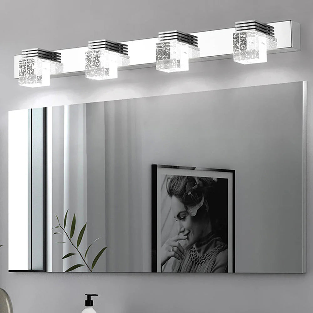 Kristal Zilver Luxe LED Wandlamp