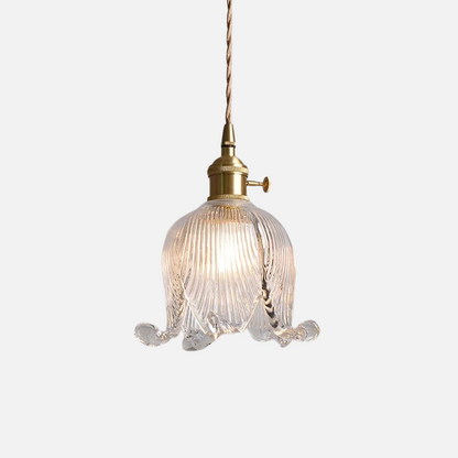 Klassiek Glazen Bloem Hanglamp