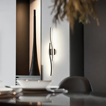 Moderne LED Wandlamp van Glas met Dimbare Functie