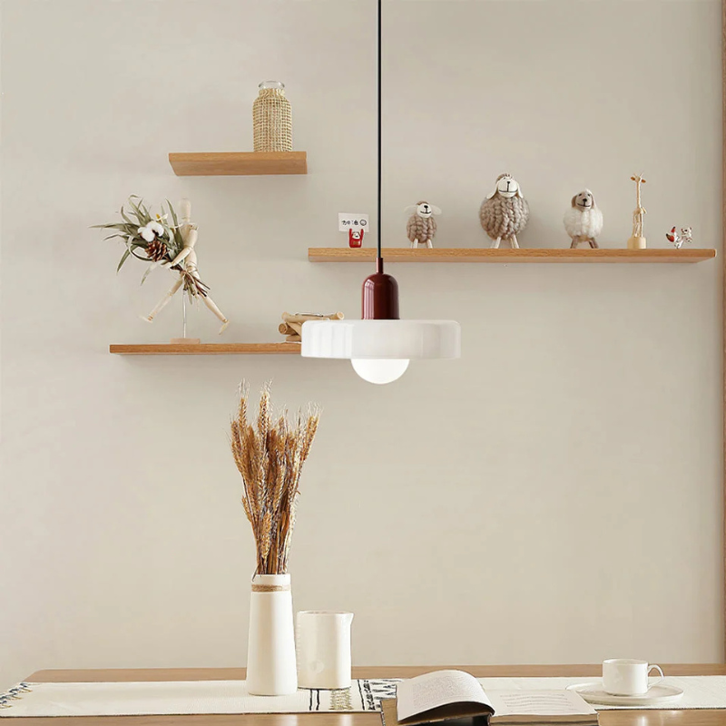 Bauglas Hanglamp – Retro Elegantie met Scandinavische Touch