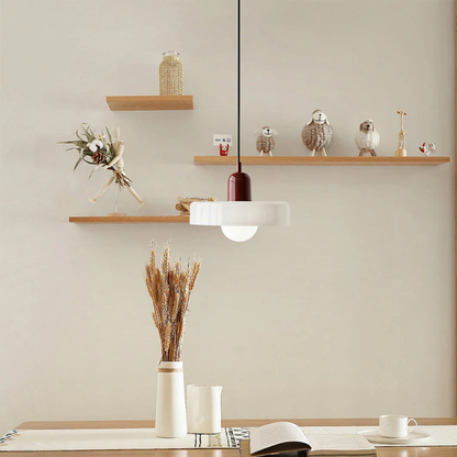 Bauglas Hanglamp – Retro Elegantie met Scandinavische Touch