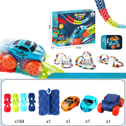 Speelgoed Racebaan Flexibel Looping Stuntauto Set