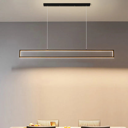 Minimalistische Rechthoekige LED Hanglamp