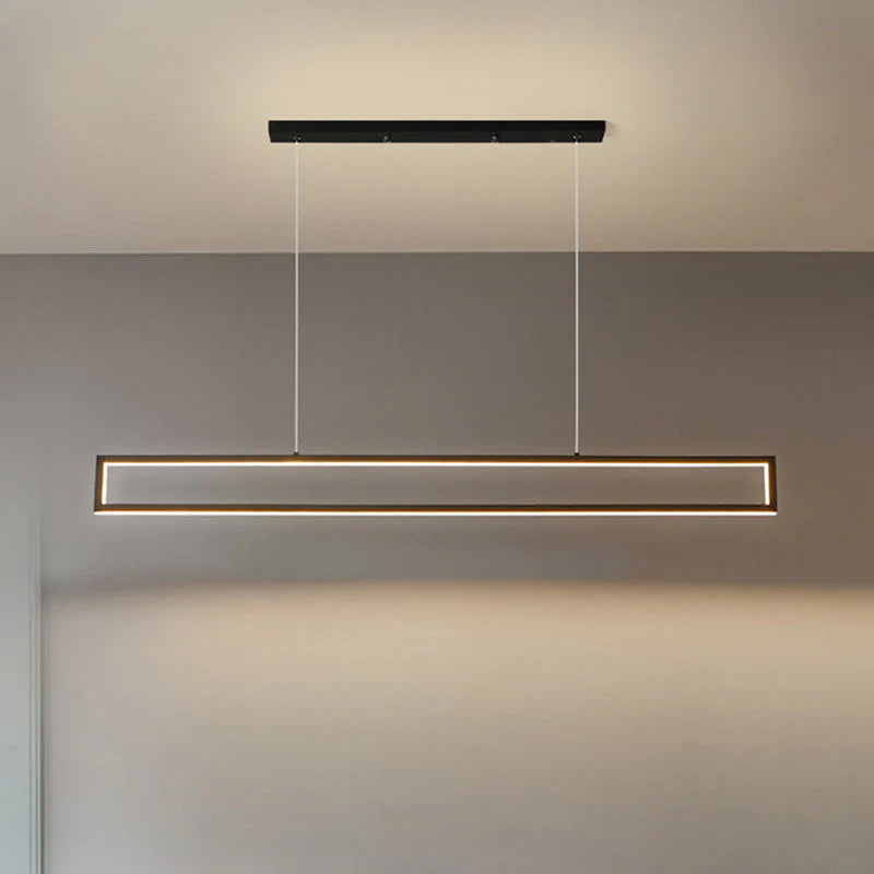 Minimalistische Rechthoekige LED Hanglamp