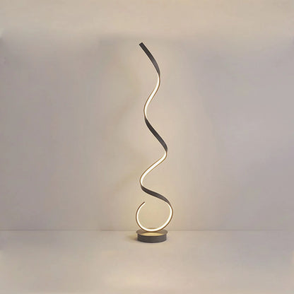 Moderne Creatieve Gedraaide Lijn LED Vloerlamp
