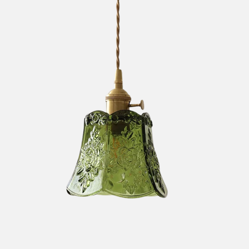Klassiek Glazen Bloem Hanglamp
