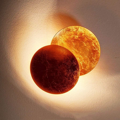 SolarGlow-Wandlamp met Zonsverduistering Effect