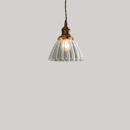 Luxe Tiffany Hanglamp met Walnoothout