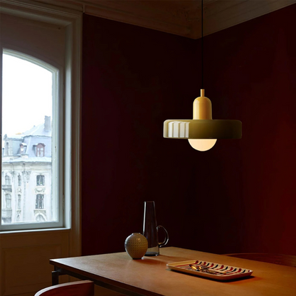 Bauglas Hanglamp – Retro Elegantie met Scandinavische Touch