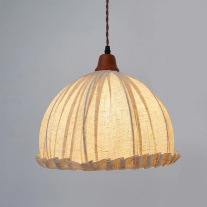 Vintage Boho Koepelvorm Hanglamp in Japanse Stijl