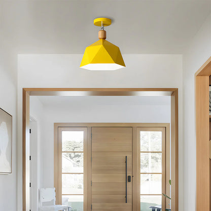 Elegante Eenvoudige Macaron Metalen Plafondlamp