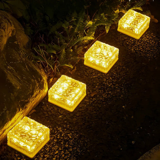 Moderne EverFrost Ijskristal Solar Steenlamp
