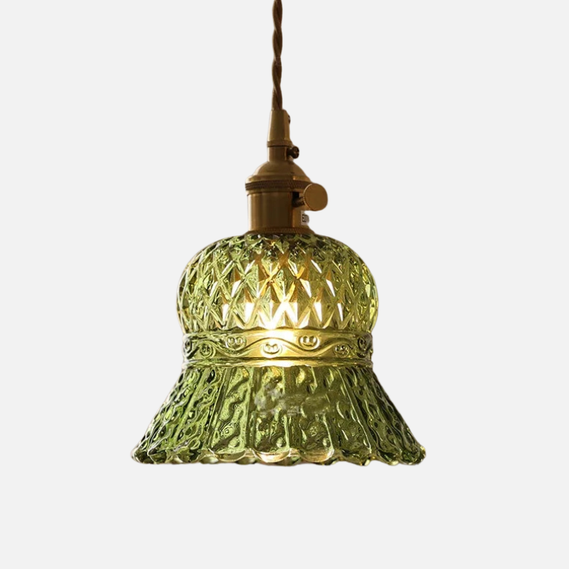 Klassiek Glazen Bloem Hanglamp