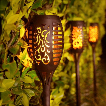 Magische Zonne-energie Luxe Tuinfakkel