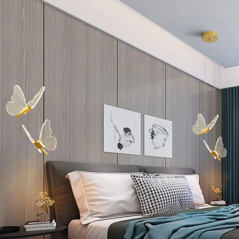 Moderne FlutterGlow LED Vlinder Hanglamp