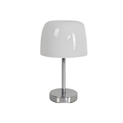 Glazen Paddenstoel Tafellamp met Warm LED Licht