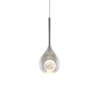 Heldere Glazen Bol Hanglamp met Tijdloze Uitstraling