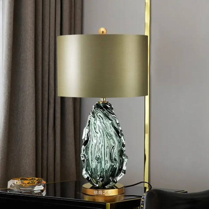 Moderne Stijlvol Oversized Glazen Tafellamp