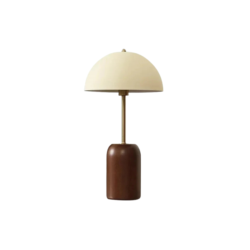 Stijlvolle Hout & IJzer Design Delphi Tafellamp