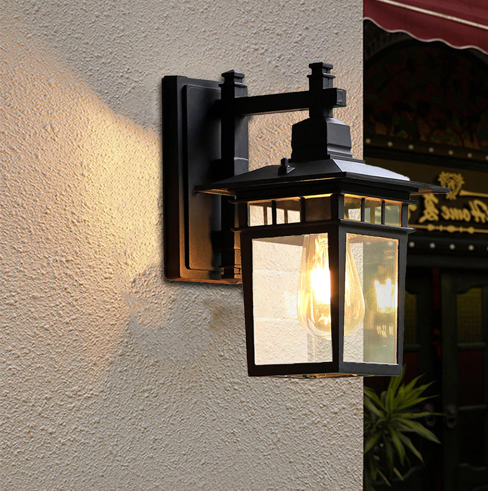 IP44 Rustieke Vintage Aluminium Buiten Wandlampen