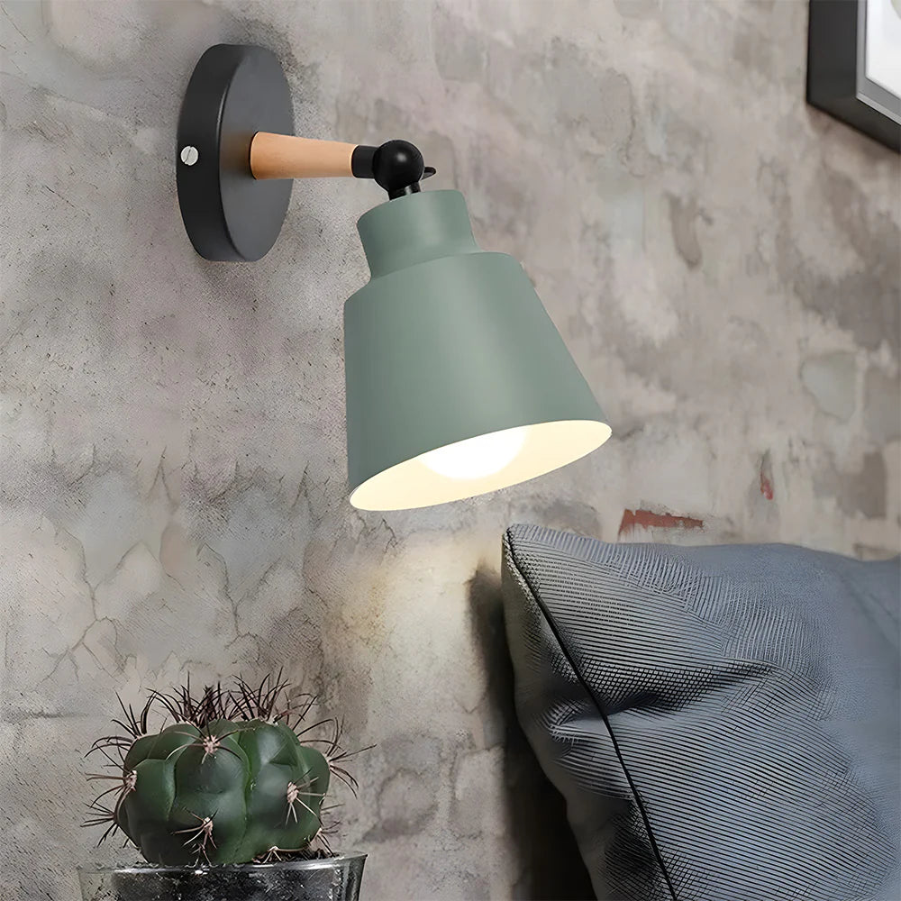 Kleurrijke Moderne Wandlamp met IJzeren Beugel