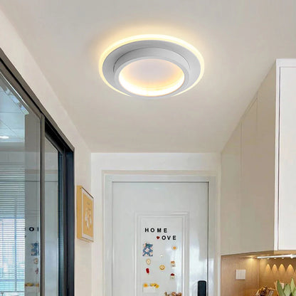 Flush Mount Metaal Acryl Ronde LED Plafondlamp