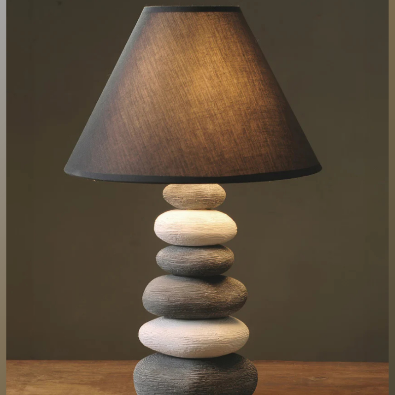 Wabi Sabi-Stijl Bionic Stone Natuurlijke Roest Tafellamp