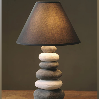 Wabi Sabi-Stijl Bionic Stone Natuurlijke Roest Tafellamp