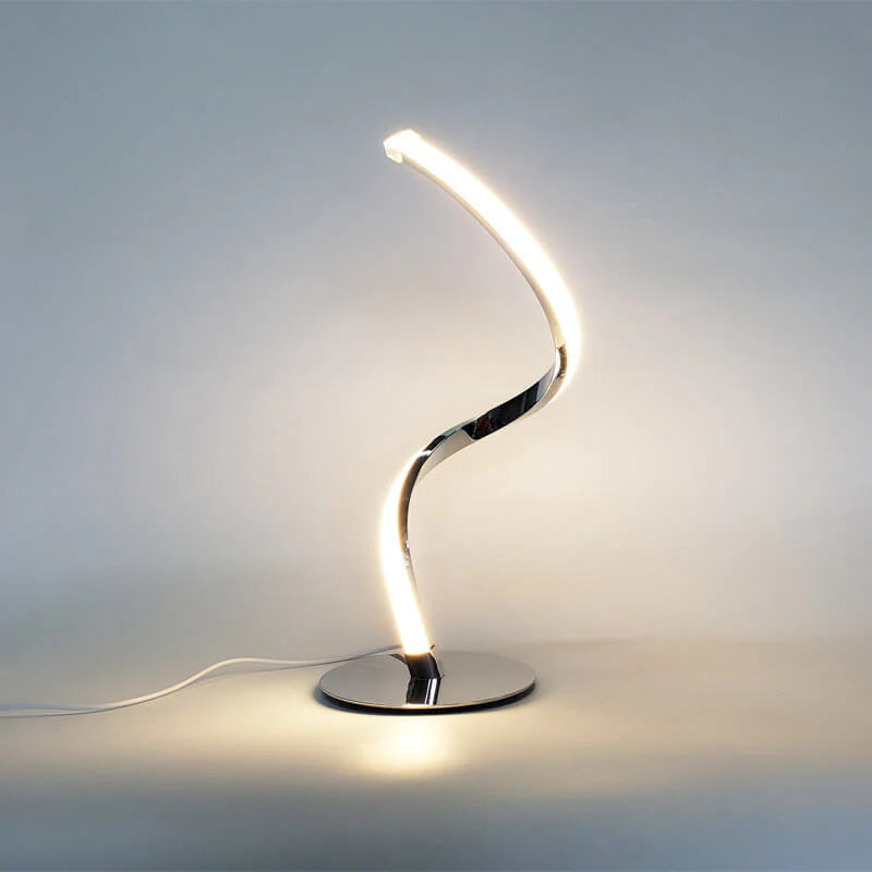 Minimalistische Gebogen LED Tafellamp met Touch Dimbaarheid