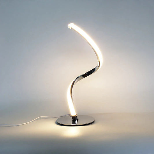 Minimalistische Gebogen LED Tafellamp met Touch Dimbaarheid